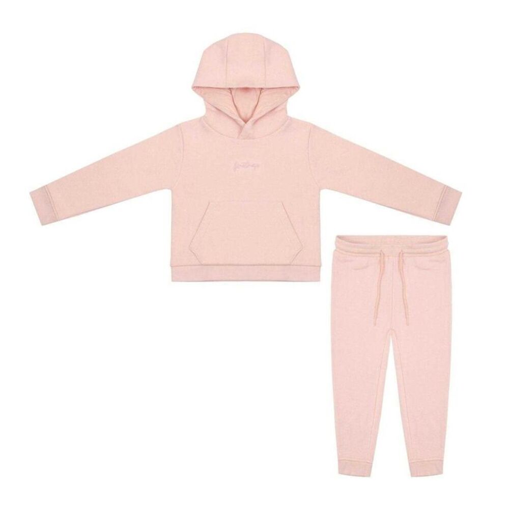 Firetrap Girls Cotton Blend Hoodie And Joggers Set (Pack of 2) / Pink